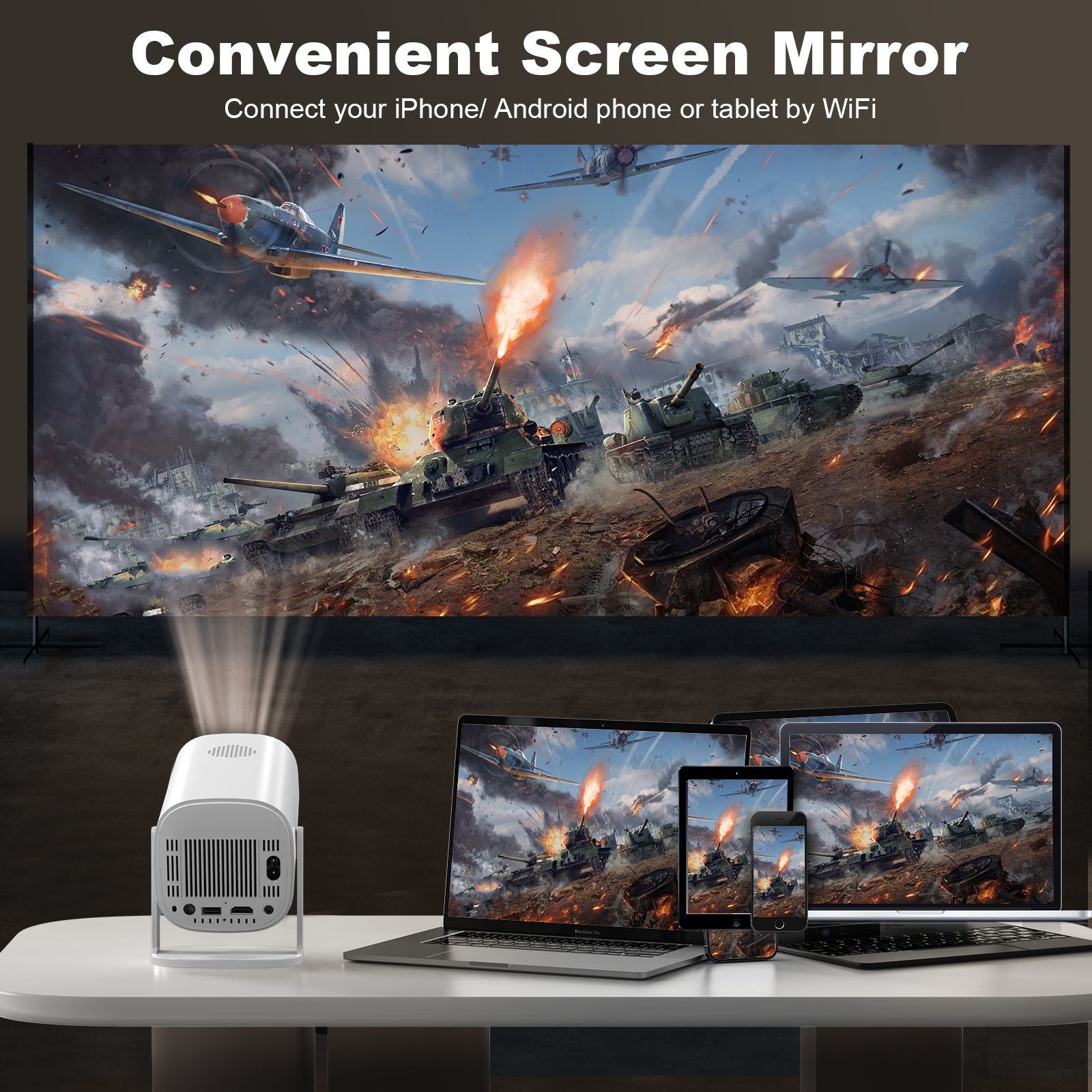 P30 Projector - Android Portable Projector